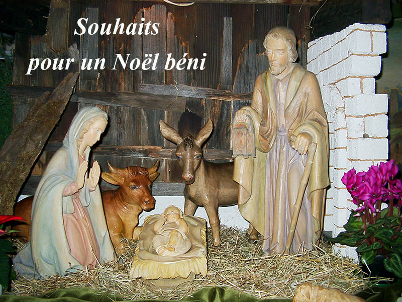 Souhaits pour un Noël béni