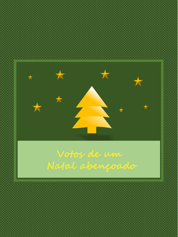 Votos de um Natal abençoado