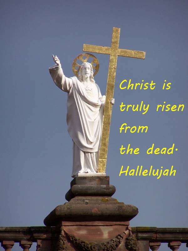 Christ is truly risen from the dead. Hallelujah
