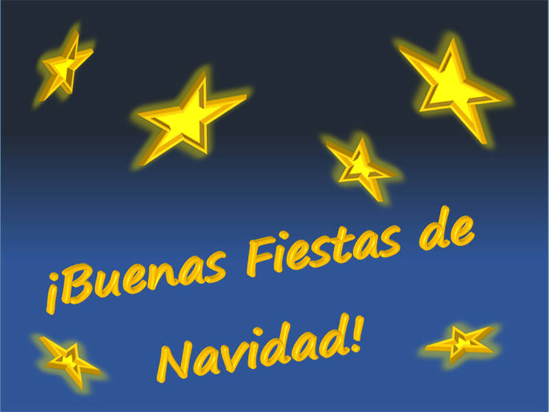 ¡Buenas Fiestas de Navidad!